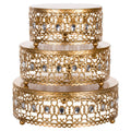 Gold Cake Stand Set of 3 V3761