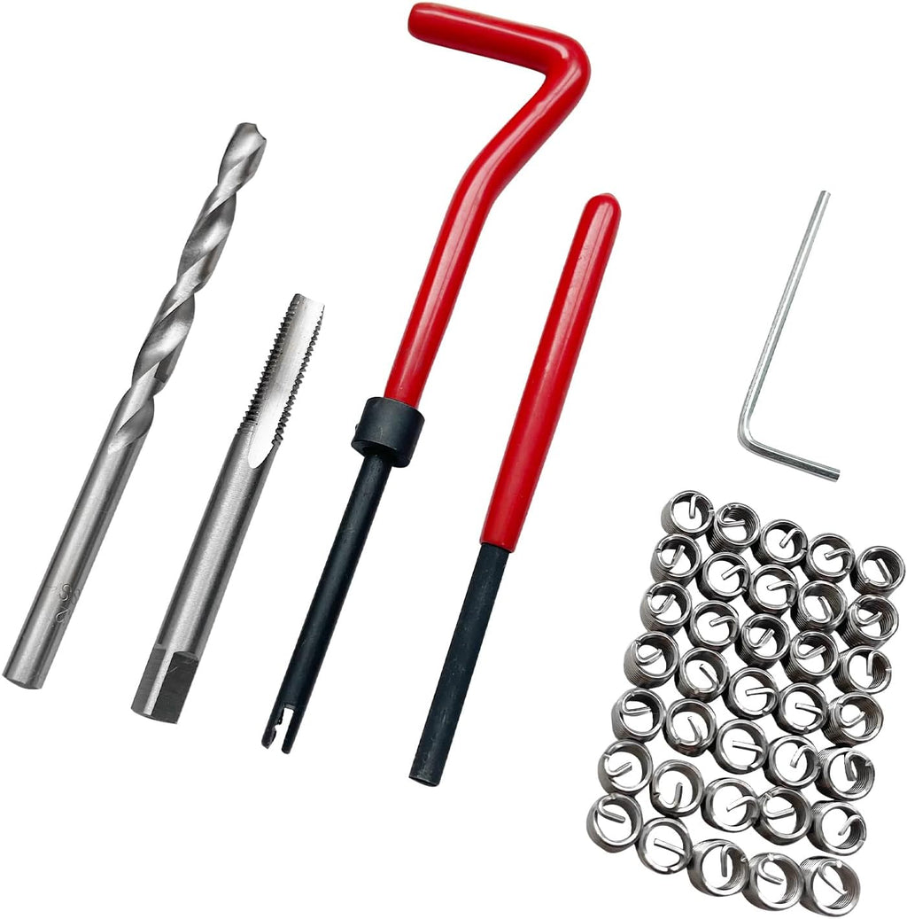 40 Pcs M6 x1.0mm Stainless Steel Thread Repair Kit Q752