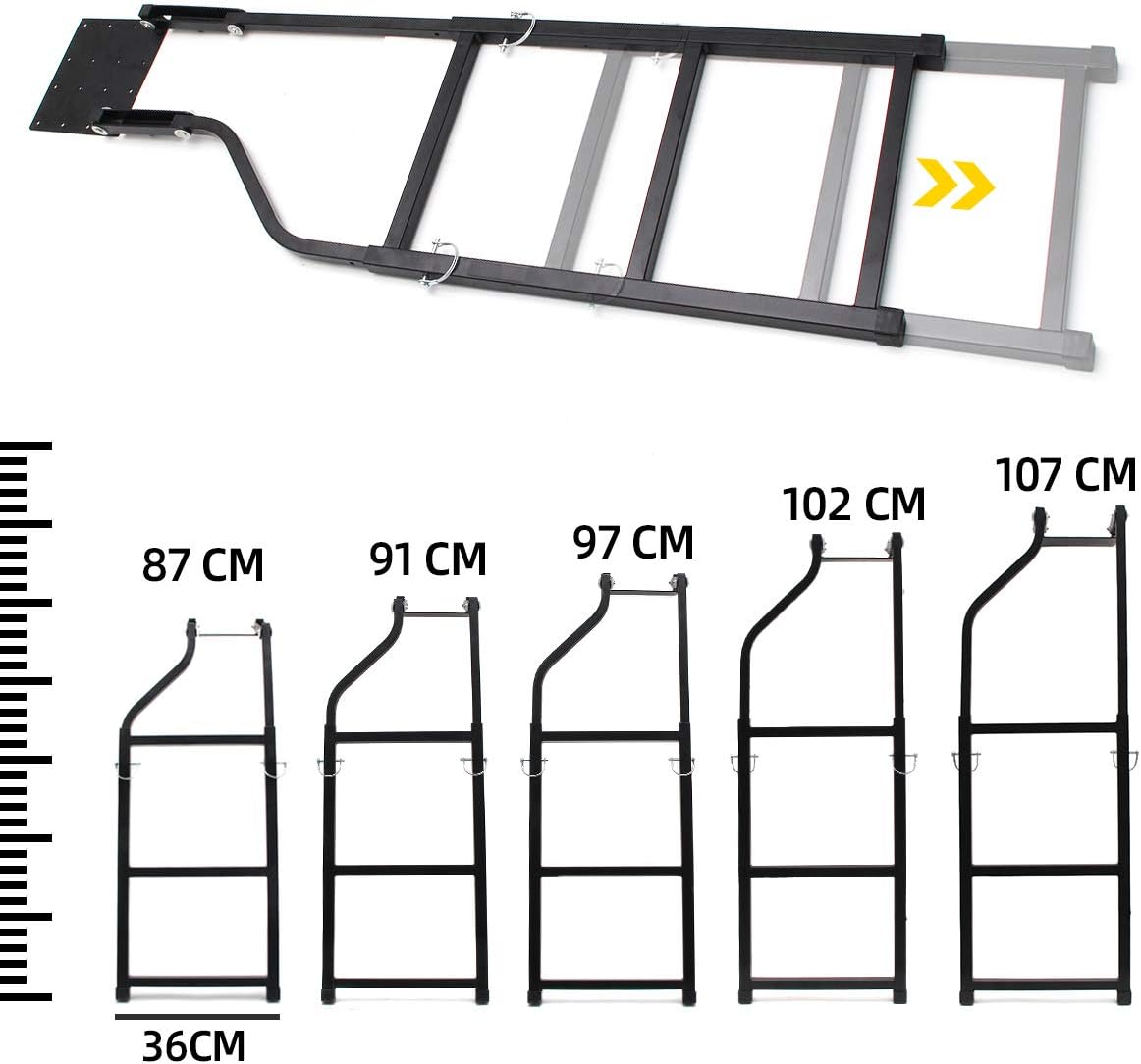 Universal Extension Step Ladder with Stainless Steel Screws Y60140