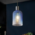 1-Light Dimmable Clear Glass Vintage Pendant G2924