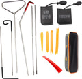 13 Pc Stainless Steel Car Tool Kit with Air Wedge Pump Bag R592