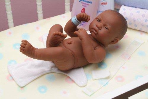 Realistic 14 inch African American Baby Doll O495