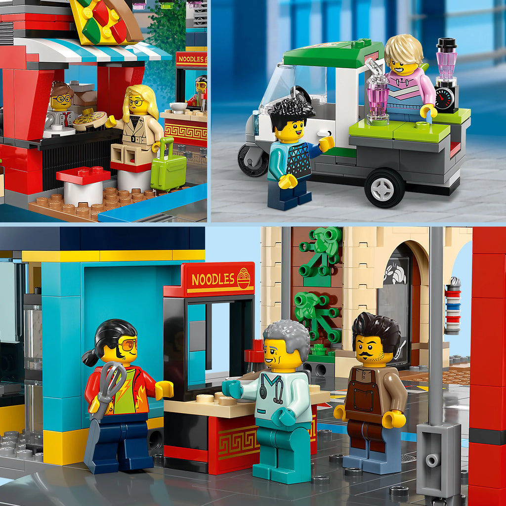 LEGO City Building Toy Set with 14 Minifigure Characters and Dog Figure K338813