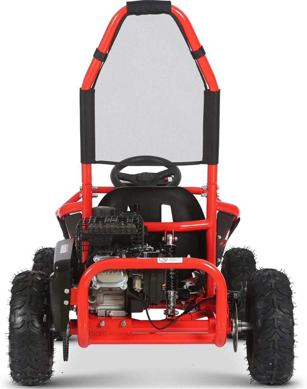 Red 98cc Go Kart Full Suspension A71402