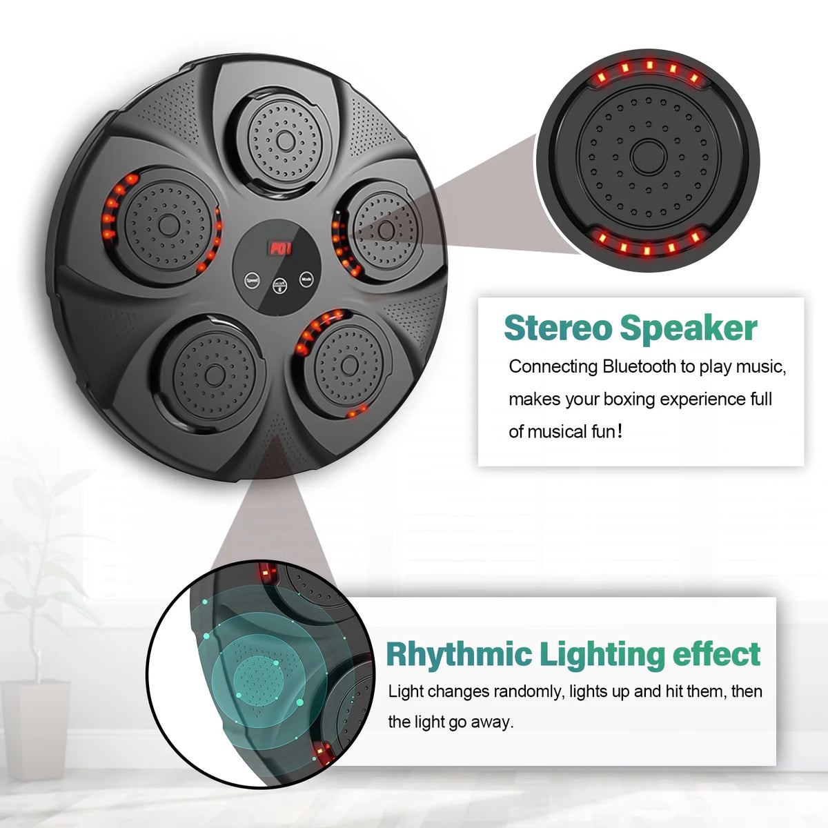 Smart Bluetooth Boxing Machine with Boxing gloves V97673
