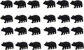 Matte Black Cast Iron Drawer Cabinet Pull Set of 24 F84743