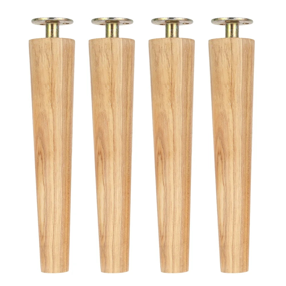 Wood Tapered Furniture Legs Set of 4 L799