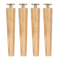Wood Tapered Furniture Legs Set of 4 L799