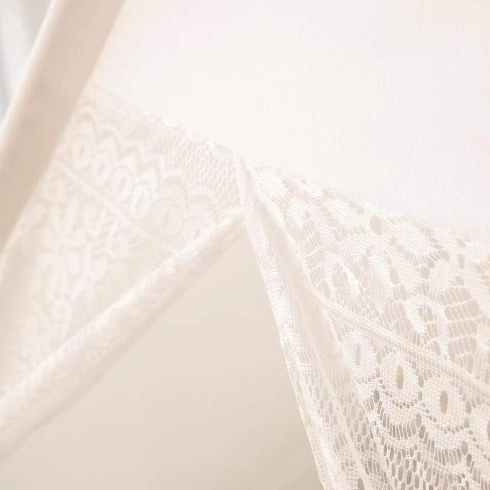 White Lace Cotton Canvas Kids Tent L928