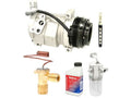 A/C Compressor Kit with 10S20F Compressor, 13mm Diameter Black Orifice Tube, Accumulator, Expansion Valve, and O-Rings Z9609