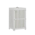 White Cabinet Laundry Hamper K4885