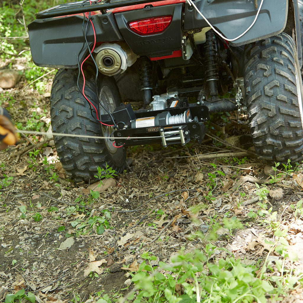 12 Volt DC Electric ATV Winch, 2,500-lb. Capacity, Steel Wire Rope F315885
