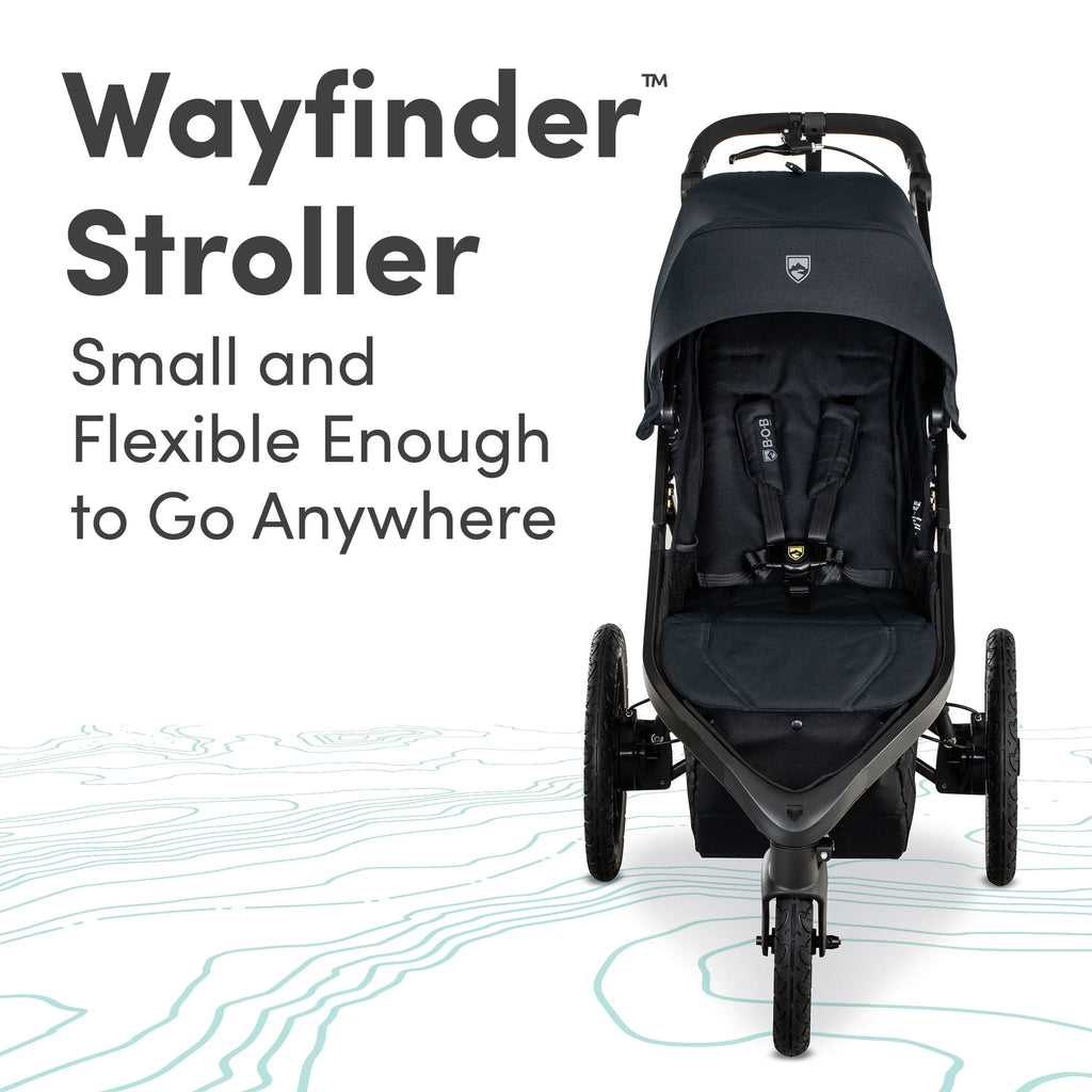 Jogging Stroller with Dual Suspension and Air-Filled Tires D545461