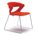 Orange Sled Base Guest Chair V4399
