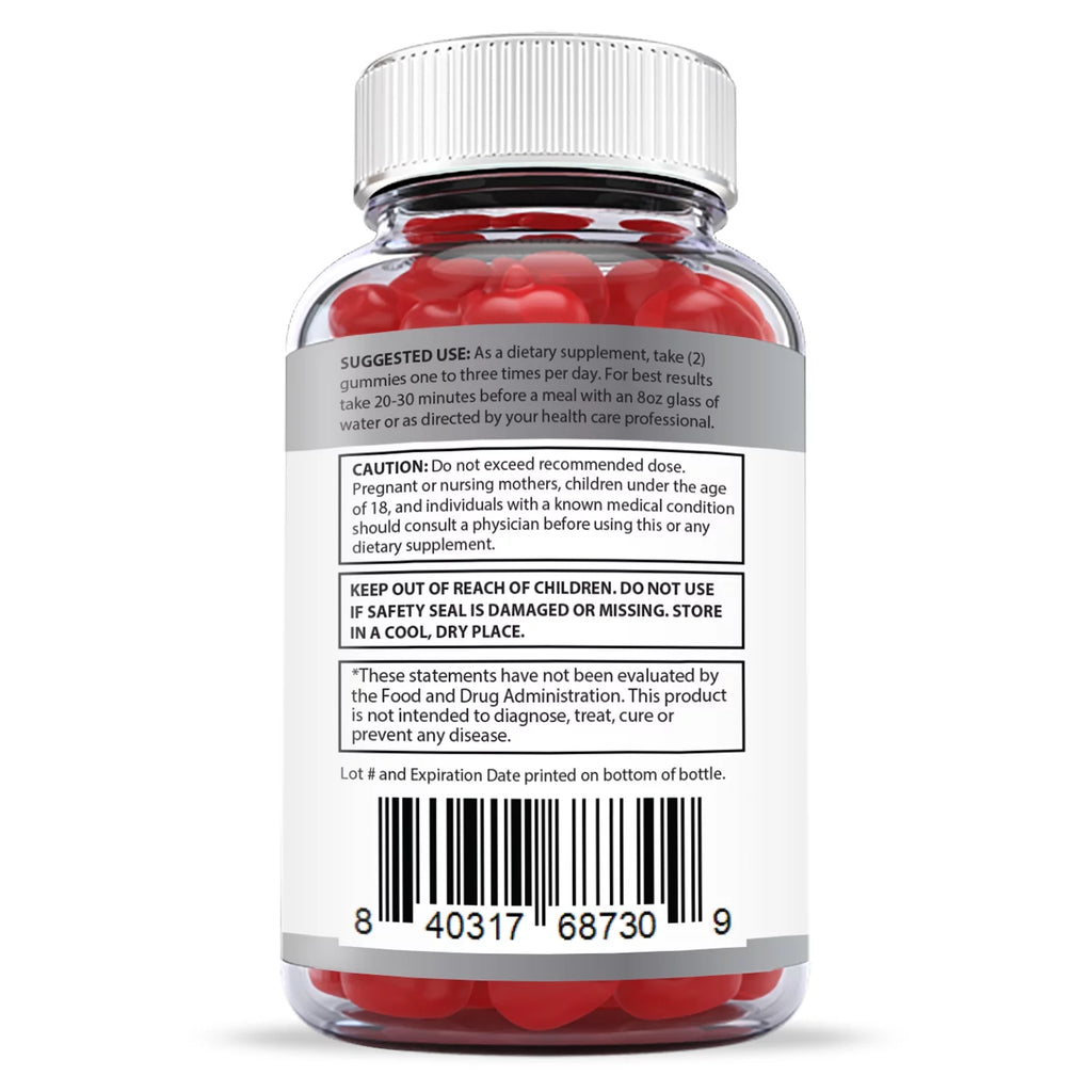 5 Pack 2000mg ACV Gummies Dietary Supplement A156