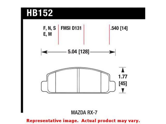 Black Disc Brake Pad C858