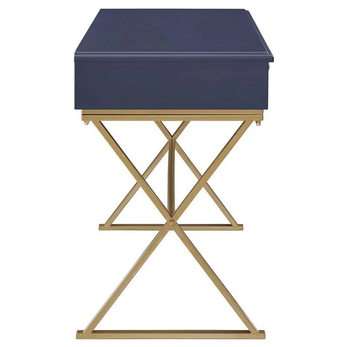 Blue and Gold Writing Desk P24831
