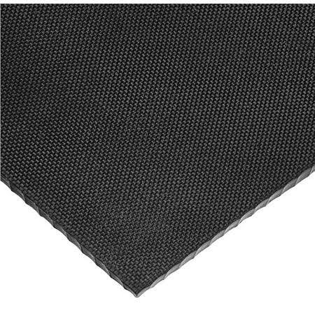 Textured Neoprene Rubber Sheet, 24x22L x 36x22W x 3/16x22 Thick, 60A, Black B403
