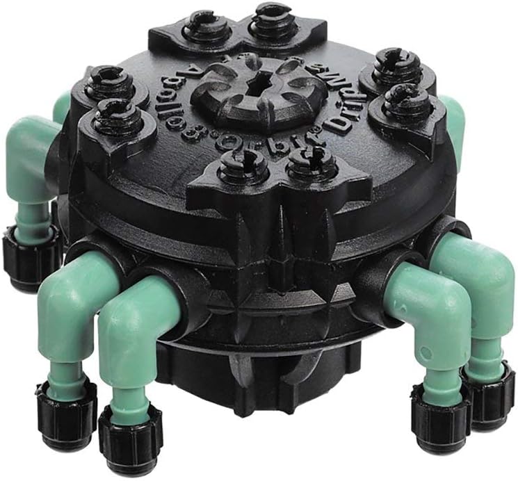 20 Pack 8-Port Drip Irrigation Manifold for 1/4 Inch Tube G997