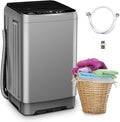 Grey Portable Compact Washing Machine with Led Display F869