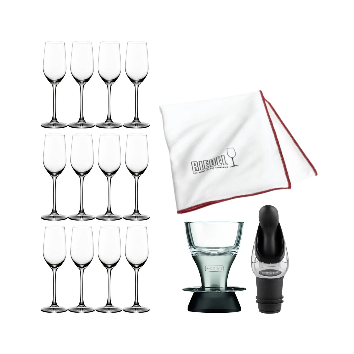 Tequila Glasses with Wine Aerator and Wine Pourer 12-Pack L457449