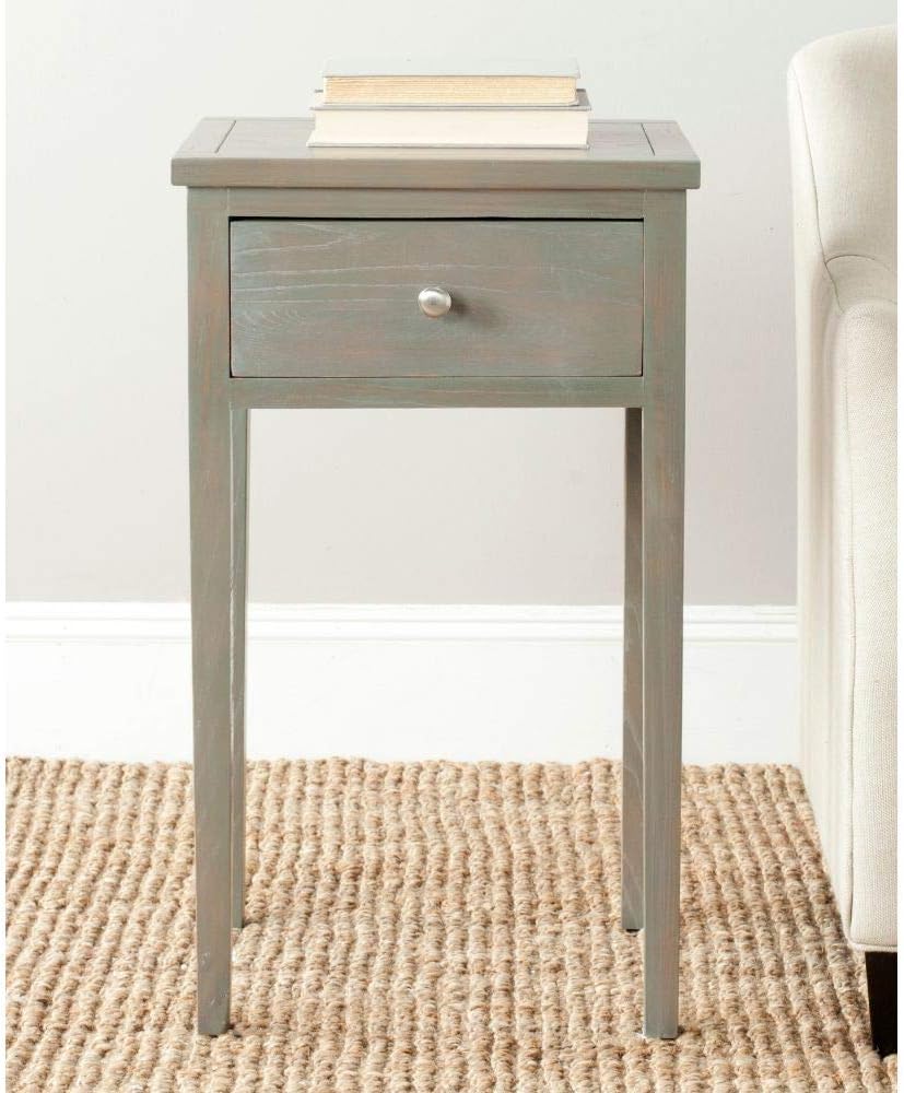 French Grey End Table D3742