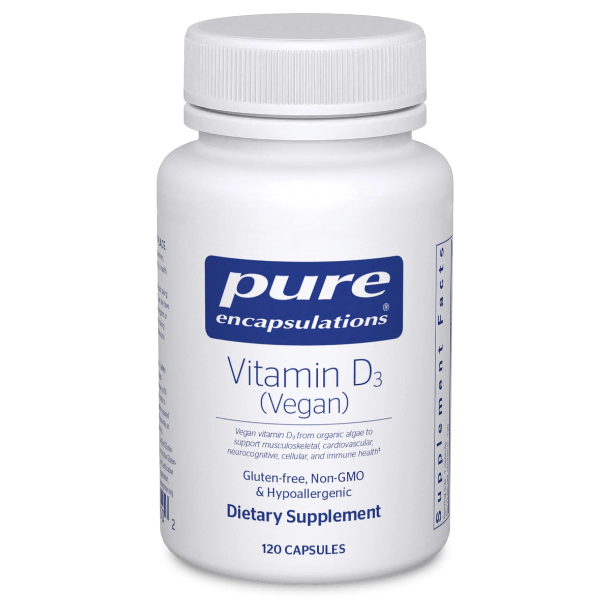 Vitamin D3 Vegan 120 Capsules S8380