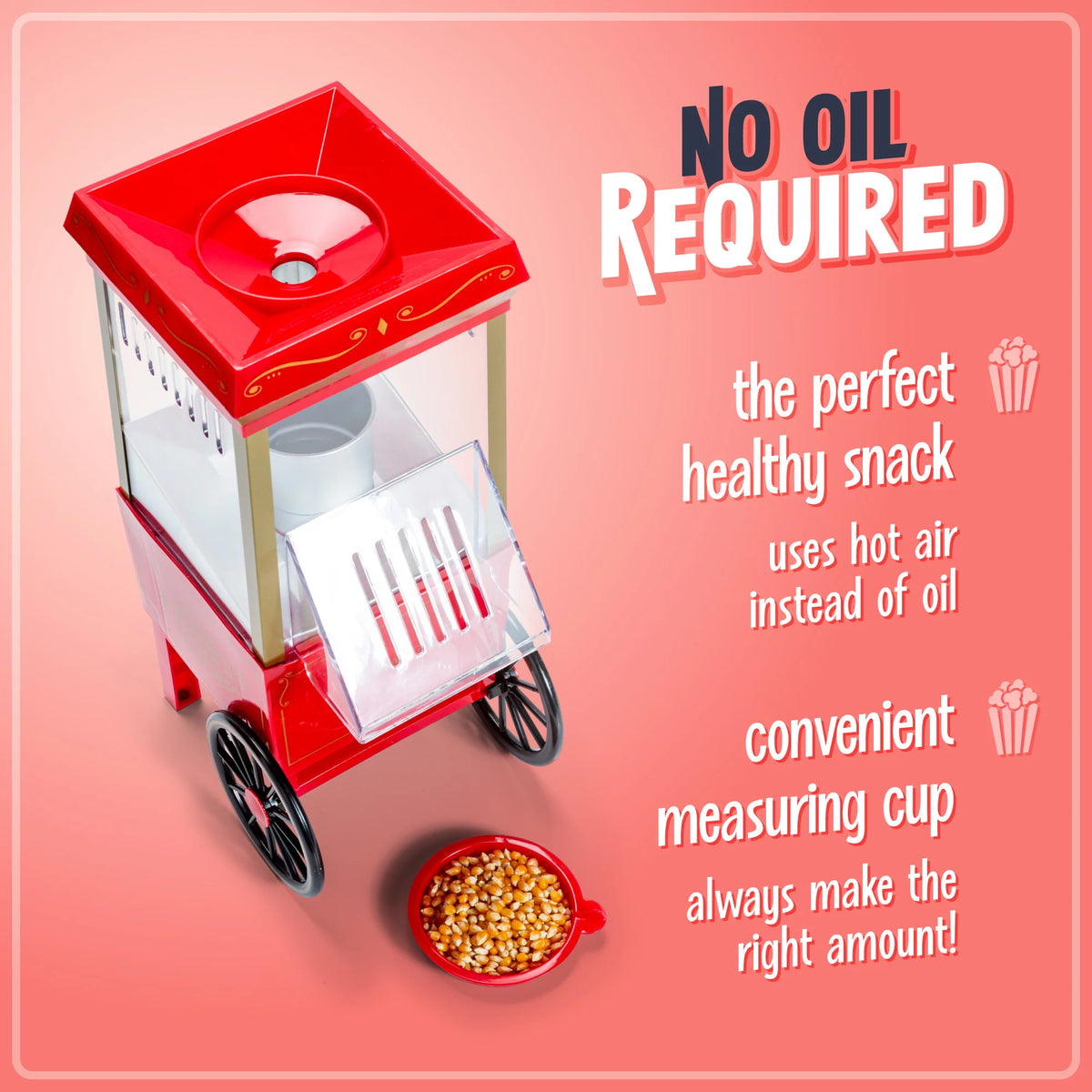 12-Cup Hot Air Popcorn Maker S25985