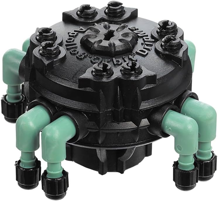 20 Pack 8-Port Drip Irrigation Manifold for 1/4 Inch Tube G997