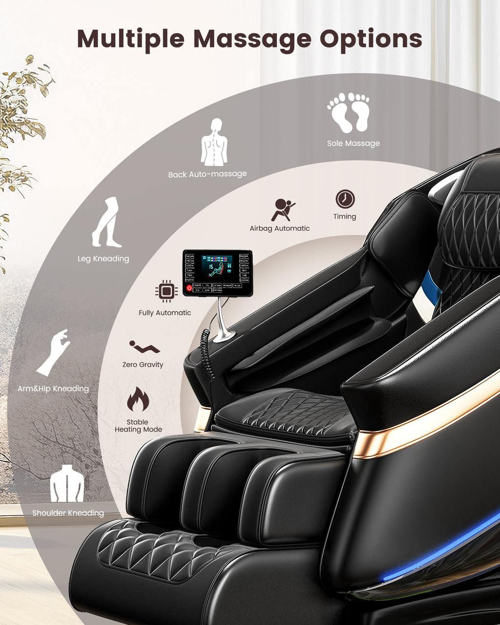4D Massage Chair with Heating L1098