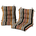 42 x 21 in. Outdoor Tufted Chair Cushion Set of 2 Y2708