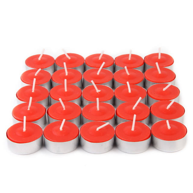 Red Citronella Tealight Candles 1200 Pcs X6266