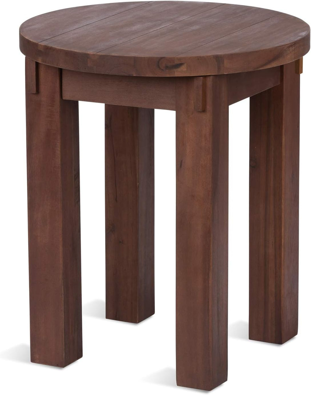 Acacia Wooden Round Side Table K7576