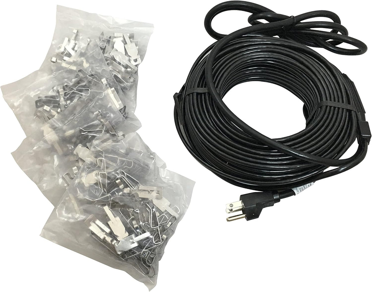 60' Heating Cables, Black Pack of 2 V614