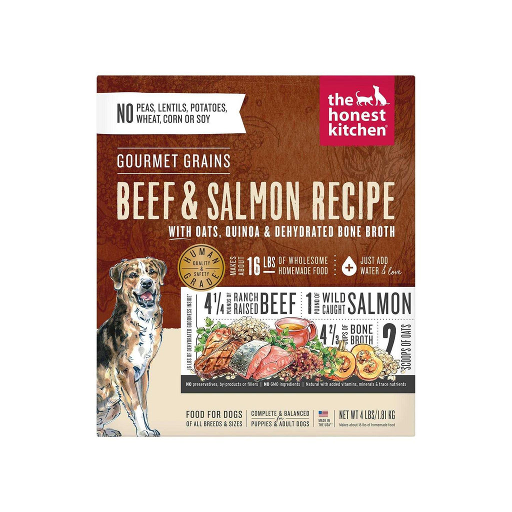 Dehydrated Gourmet Grains Beef & Salmon Dog Food G3122