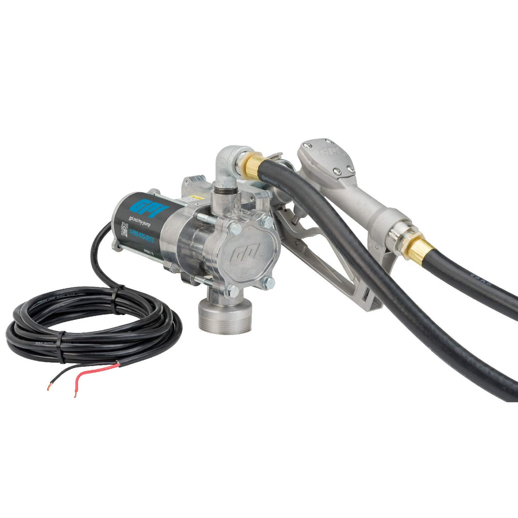 12v 8 GPM Fuel Transfer Pump with Manual Shut-Off Nozzle Y980