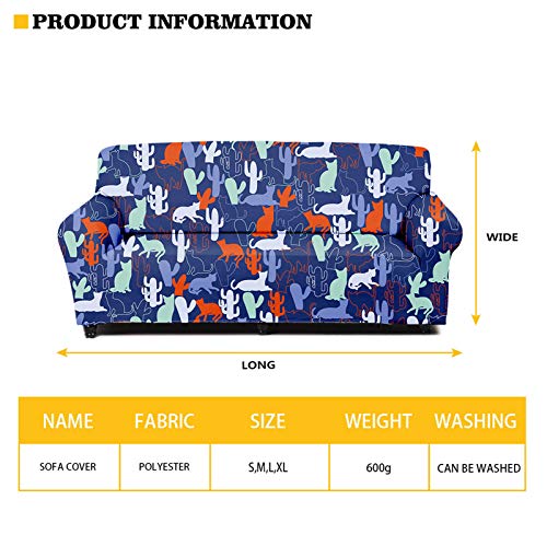 Red Aztec Print Sofa Cover R9133