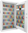 Key Cabinet 144 Hooks Steel White B10109
