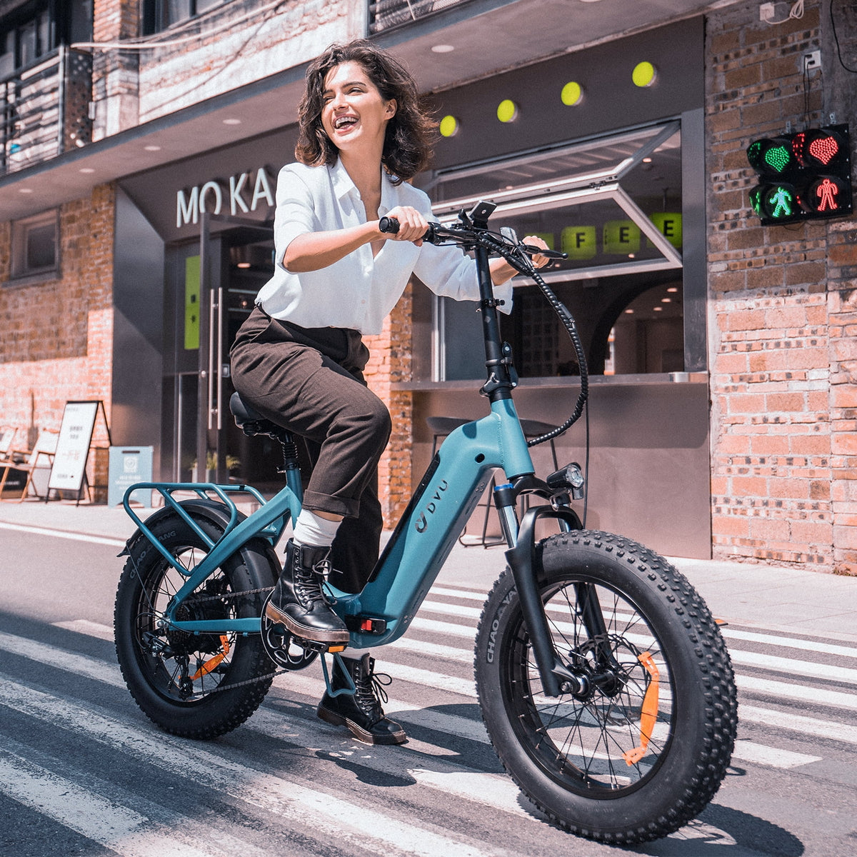 20 Fat Tire Folding Electric Bike 500W 48V 14AH O554806