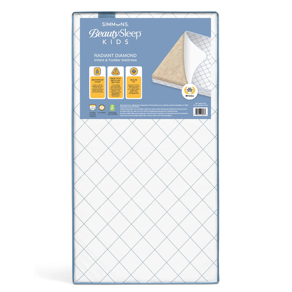 Waterproof Extra Firm Crib and Toddler Mattress R888