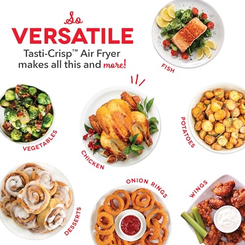Compact Grey 2.6 Qt. Electric Air Fryer Oven E505