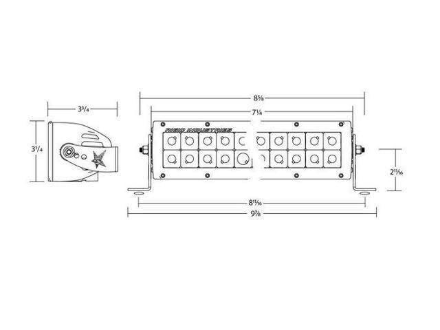 6x22 LED Spot Light Bar T713176