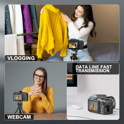 64MP Compact Digital Camera with WiFi Flash R530