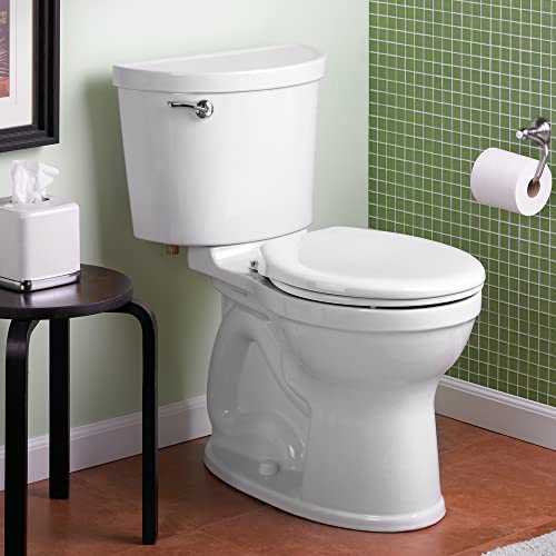 Two-Piece Toilet, Round Front, Chair Height, White, 1.28 gpf H635