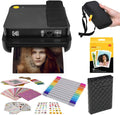 Digital Instant Camera for 3.5 x 4.25 Zink Photo Paper, 16MP (Blue) U226