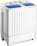 Portable Mini Compact Twin Tub Washing Machine 20lbs Blue White B255479