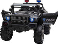 12V 2-Seater Police Truck Electric Car A76980