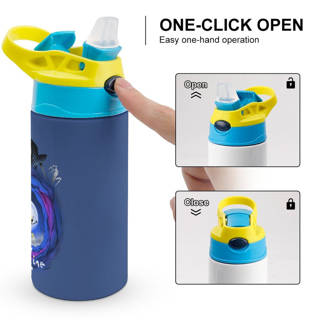 Insulated Stainless Steel Water Bottle with Straw V335568