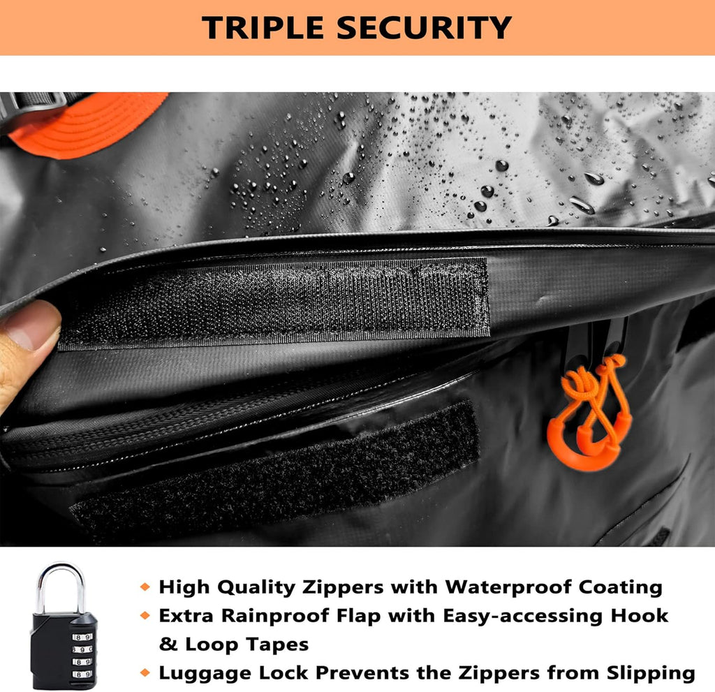 Hitch Cargo Carrier Bag 60 x 24 x 26 Foldable with 6 Reinforced Straps P767