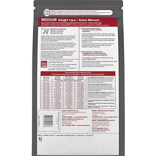 Medium Weight Care Dry Dog Food T97198